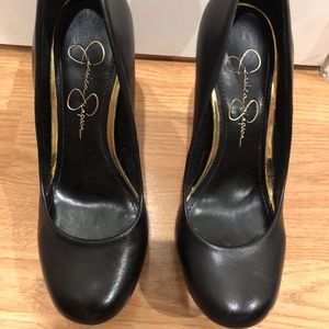 Jessica Simpson Black Platform Heel